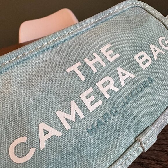 NWT!Marc Jacobs The Camera Bag -Tie dye Blue -canvas - Picture 13 of 16